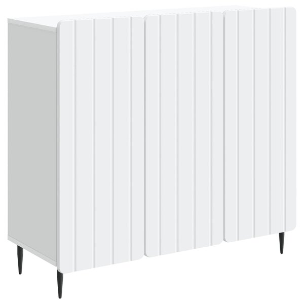 VidaXL Széf Fehér 89 x 34,5 x 82 cm Szerelt Fa