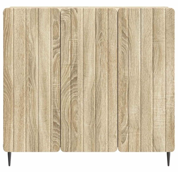VidaXL Széf Sonoma Tölgy 89 x 34,5 x 82 cm Szerelt Fa