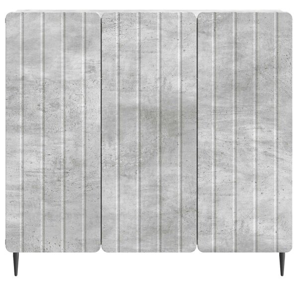 VidaXL Széf Betonszürke 89 x 34,5 x 82 cm Szerelt Fa
