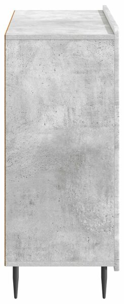 VidaXL Széf Betonszürke 89 x 34,5 x 82 cm Szerelt Fa