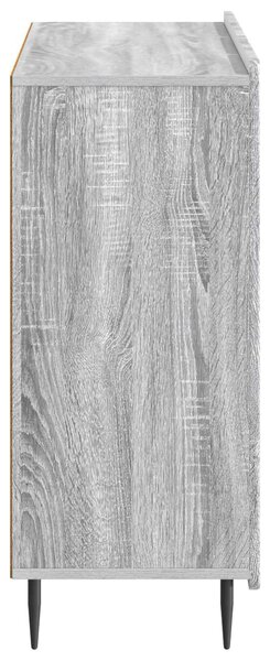 VidaXL Széf Szürke Sonoma 89 x 34,5 x 82 cm Szerelt Fa