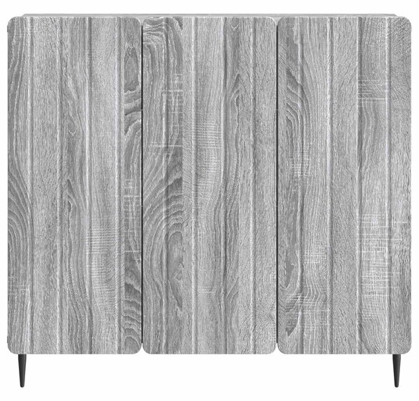 VidaXL Széf Szürke Sonoma 89 x 34,5 x 82 cm Szerelt Fa
