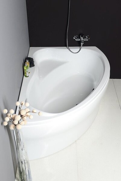 Aqualine Aqualine, ORAVA kád 150x90x38cm lábak nélkül, jobb, fehér, G1591