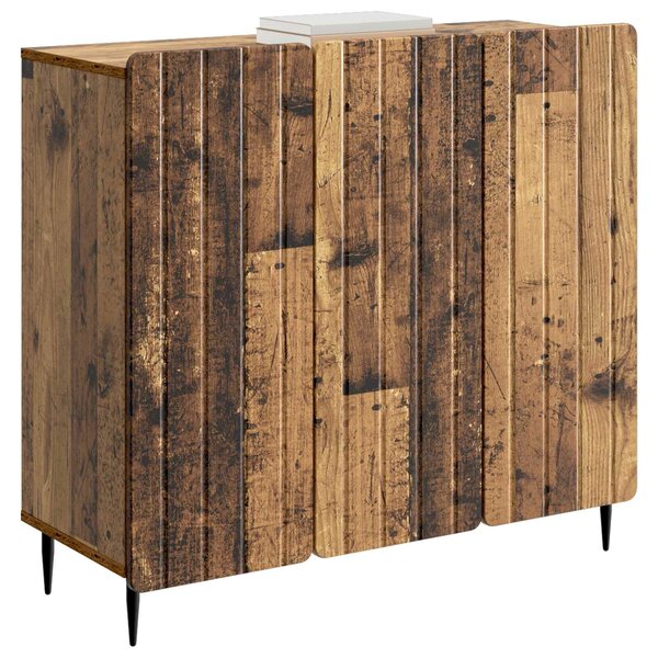 VidaXL Széf Antik Fa 89 x 34,5 x 82 cm Szerelt Fa