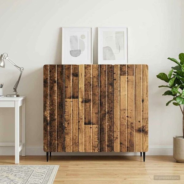 VidaXL Széf Antik Fa 89 x 34,5 x 82 cm Szerelt Fa