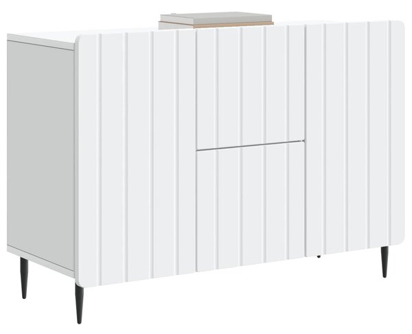 VidaXL Széf Fehér 89 x 34,5 x 62 cm Szerelt Fa