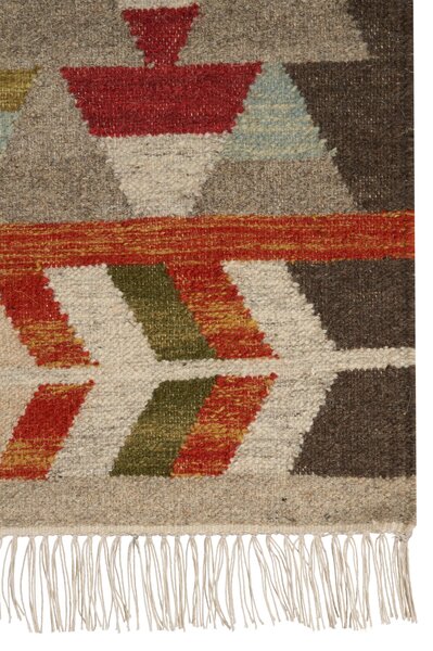 Szőnyeg KAGHSI Színes 140 x 200 cm Gyapjú Kilim