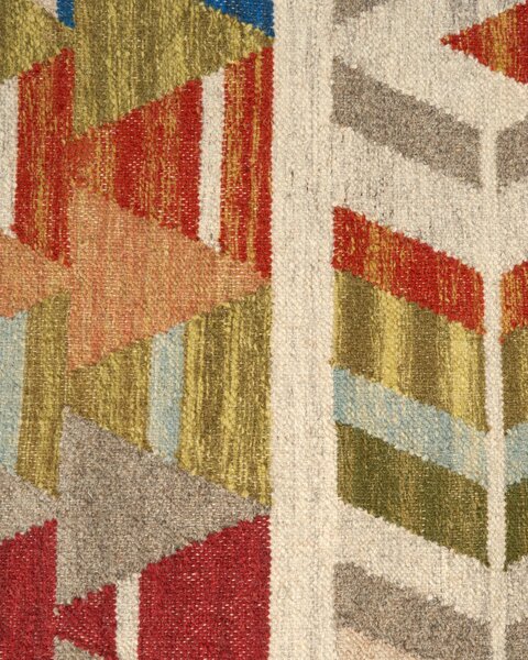 Szőnyeg KAGHSI Színes 140 x 200 cm Gyapjú Kilim