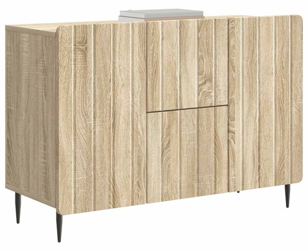 VidaXL Széf fiókkal Sonoma Tölgy 89 x 34,5 x 62 cm Szerelt Fa
