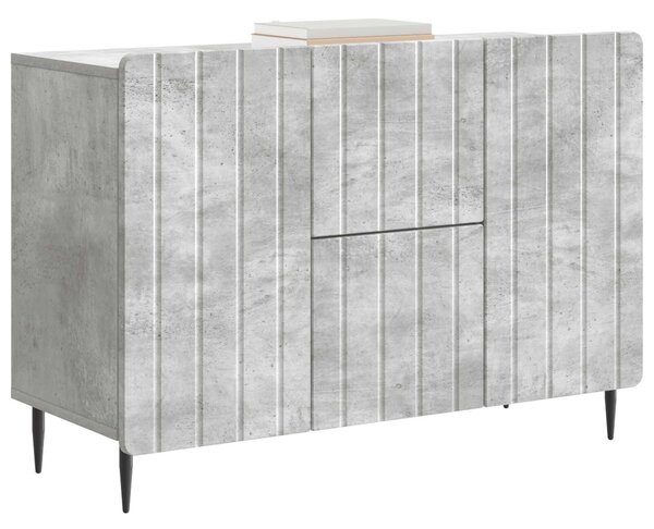 VidaXL Széf fiókkal Betonszürke 89 x 34,5 x 62 cm Szerelt Fa