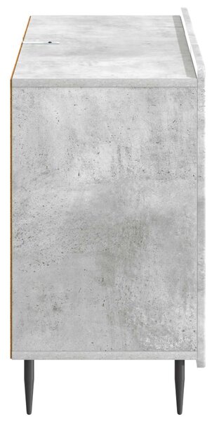 VidaXL Széf fiókkal Betonszürke 89 x 34,5 x 62 cm Szerelt Fa