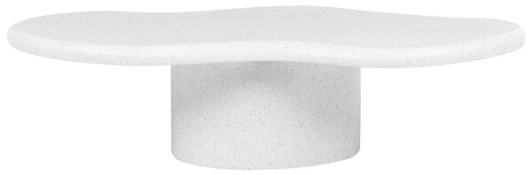 Dohányzóasztal CONZA 57 cm 120 cm Fehér terrazzo