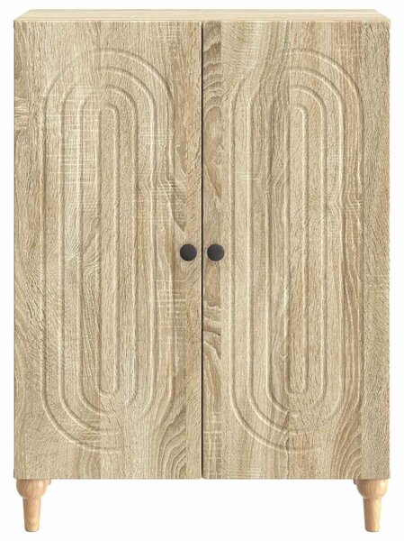 VidaXL Széf Sonoma Tölgy 66 x 34,5 x 90 cm Szerelt Fa