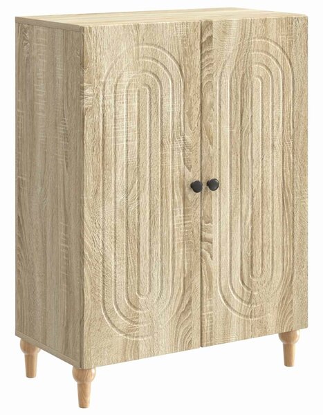 VidaXL Széf Sonoma Tölgy 66 x 34,5 x 90 cm Szerelt Fa