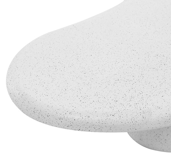 Dohányzóasztal CONZA 57 cm 120 cm Fehér terrazzo