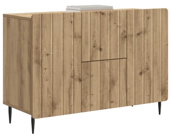 VidaXL Széf Kézműves Tölgy 89 x 34,5 x 62 cm Szerelt Fa