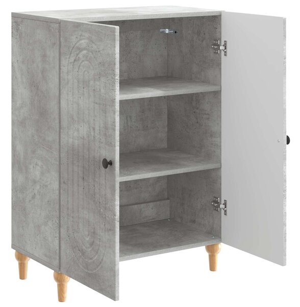 VidaXL Széf Betonszürke 66 x 34,5 x 90 cm Szerelt Fa