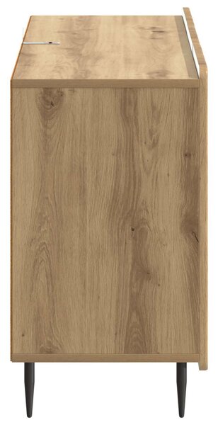 VidaXL Széf Kézműves Tölgy 89 x 34,5 x 62 cm Szerelt Fa
