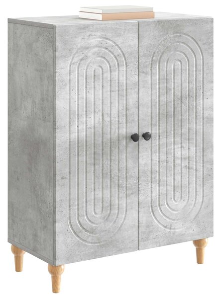 VidaXL Széf Betonszürke 66 x 34,5 x 90 cm Szerelt Fa