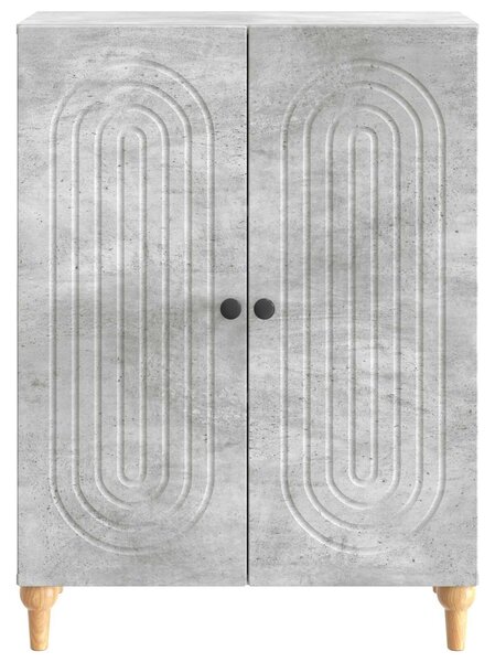 VidaXL Széf Betonszürke 66 x 34,5 x 90 cm Szerelt Fa