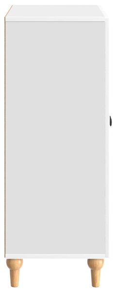 VidaXL Széf Magasfényű Fehér 66 x 34,5 x 90 cm Szerelt Fa