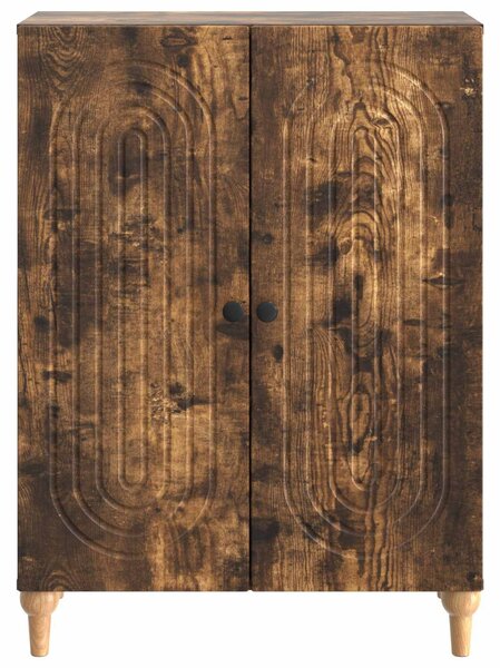 VidaXL Széf Füstös Tölgy 66 x 34,5 x 90 cm Szerelt Fa