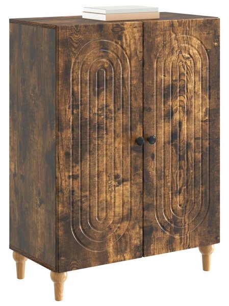 VidaXL Széf Füstös Tölgy 66 x 34,5 x 90 cm Szerelt Fa