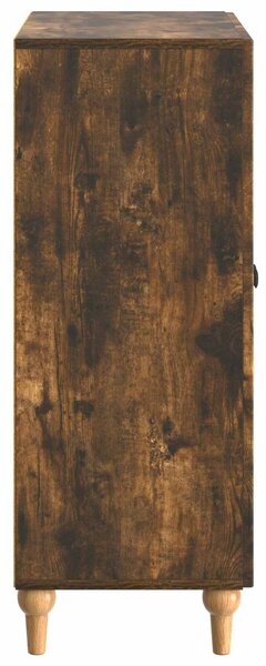 VidaXL Széf Füstös Tölgy 66 x 34,5 x 90 cm Szerelt Fa