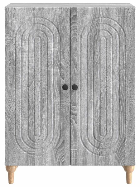 VidaXL Széf Szürke Sonoma 66 x 34,5 x 90 cm Szerelt Fa