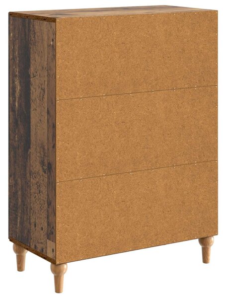 VidaXL Széf Antik Fa 66 x 34,5 x 90 cm Szerelt Fa