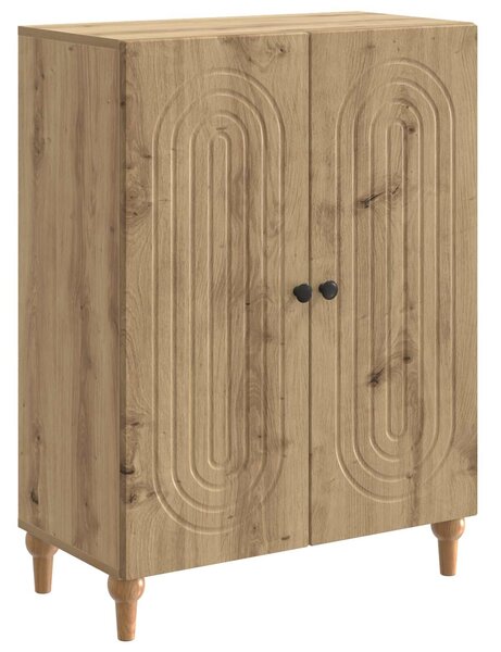 VidaXL Széf Kézműves Tölgy 66 x 34,5 x 90 cm Szerelt Fa