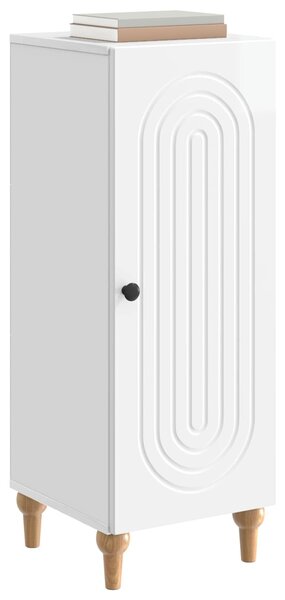 VidaXL Széf Magasfényű Fehér 33 x 34,5 x 90 cm Szerelt Fa