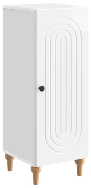 VidaXL Széf Magasfényű Fehér 33 x 34,5 x 90 cm Szerelt Fa