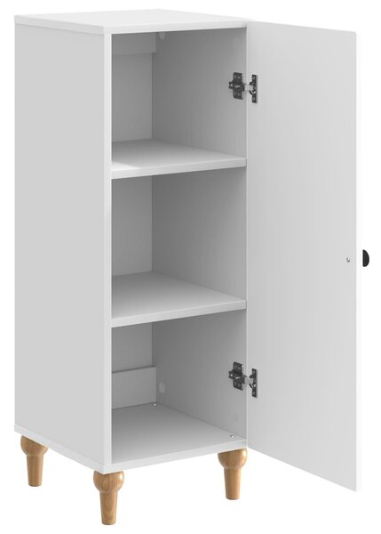 VidaXL Széf Magasfényű Fehér 33 x 34,5 x 90 cm Szerelt Fa