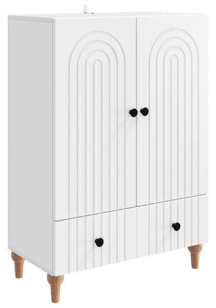VidaXL Széf Fehér 66 x 34,5 x 95 cm Szerelt Fa