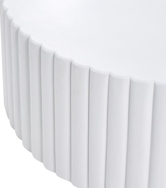 Dohányzóasztal POZZA 117 cm 117 cm Fehér