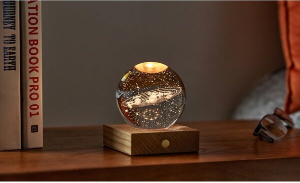 Sötétbarna USB fénydekoráció Amber – Gingko