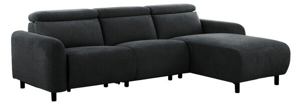 Relax sarokkanapé Revbena 100, Kárpit, 86x274x181cm, Antracit