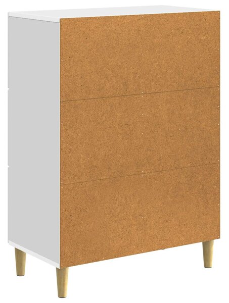 VidaXL Széf Fehér 66 x 34,5 x 90 cm Szerelt Fa