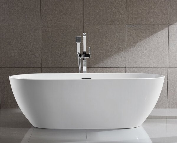 Aqualine Aqualine, DOURO szabadon álló kád 180x80cm, fehér, E1880