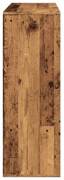Antik fa színű térelválasztó könyvszekrény 100 x 33 x 94,5 cm