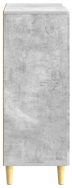 VidaXL Széf fiókkal Betonszürke 66 x 34,5 x 90 cm Szerelt Fa