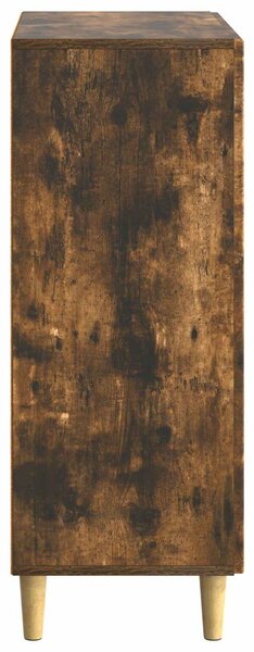 VidaXL Széf fiókkal Füstös Tölgy 66 x 34,5 x 90 cm Szerelt Fa