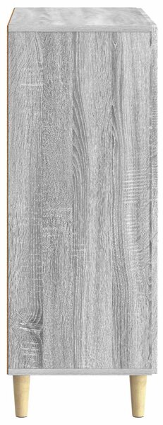 VidaXL Széf fiókkal Szürke Sonoma 66 x 34,5 x 90 cm Szerelt Fa