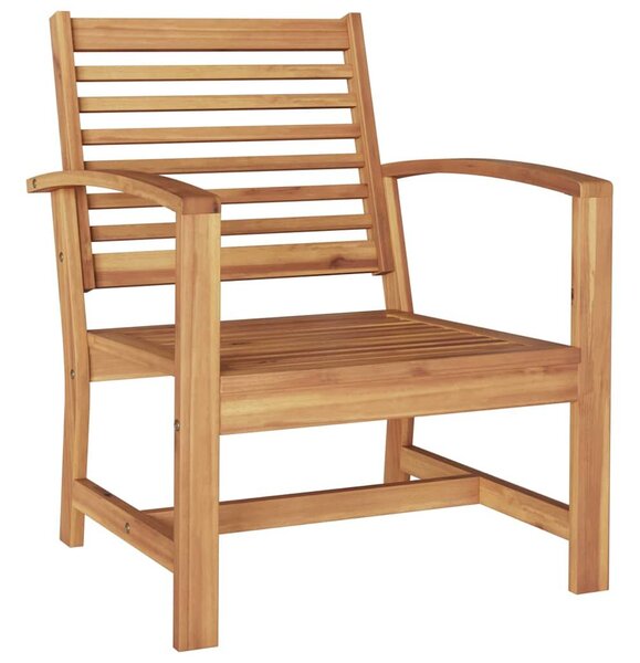 VidaXL Szék 2 pcs Barna és sötétszürke 65 x 60 x 76,5 cm Tömör Teakfa
