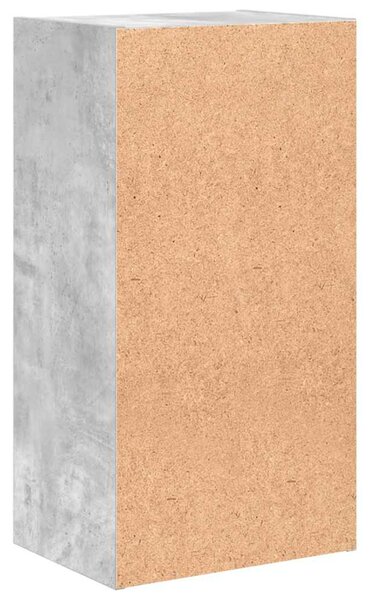 2-szintes betonszürke forgácslap könyvszekrény 40x30x76,5 cm