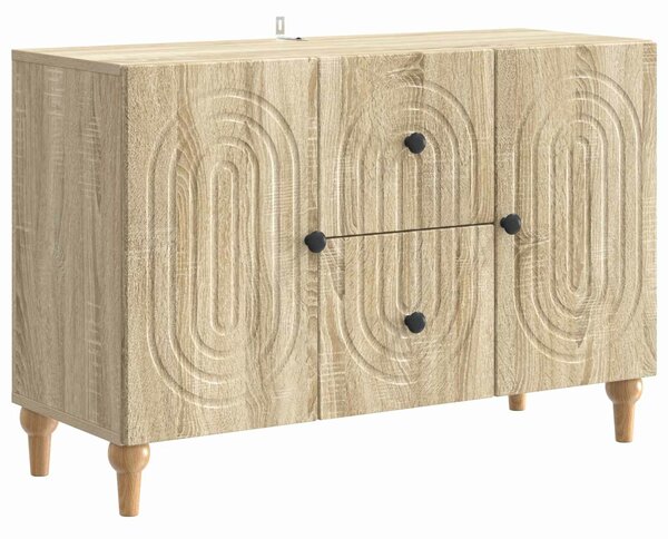 VidaXL TV szekrény fiókkal Sonoma Tölgy 89 x 34,5 x 60 cm Szerelt Fa