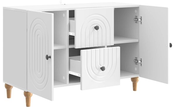 VidaXL TV szekrény Magasfényű Fehér 89 x 34,5 x 60 cm Szerelt Fa