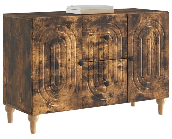 VidaXL TV szekrény Füstös Tölgy 89 x 34,5 x 60 cm Szerelt Fa