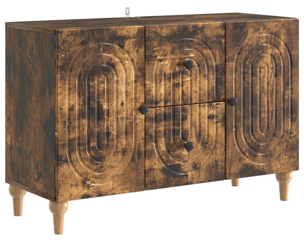VidaXL TV szekrény Füstös Tölgy 89 x 34,5 x 60 cm Szerelt Fa